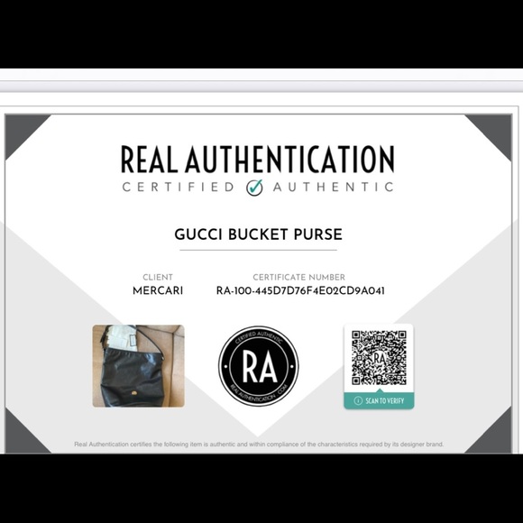 GUCCI BUCKET SHOULDER PURSE - Picture 15 of 16